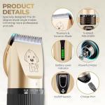 Rechargeable Low Noise Cordless Dog Clippers