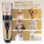 Rechargeable Low Noise Cordless Dog Clippers