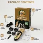 Rechargeable Low Noise Cordless Dog Clippers