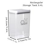 Airtight Pet Food Container for Small Animals