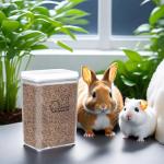Airtight Pet Food Container for Small Animals