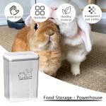Airtight Pet Food Container for Small Animals