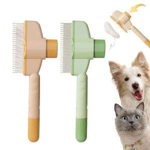Cat Grooming Brush Set - Gentle Self-Cleaning Tools