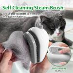 Rechargeable Pet Steam Brush for Cats and Dogs