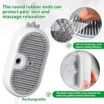 Rechargeable Pet Steam Brush for Cats and Dogs
