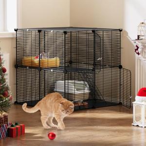 YITAHOME 2-Tier Cat Playpen and Cage
