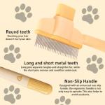 Cat Grooming Brush Set - Gentle Self-Cleaning Tools