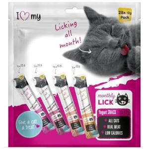 Creamy Lickable Cat Treats Variety Pack 28 Count