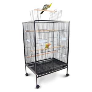 Large Bird Cage with Wheels and Removable Tray