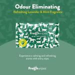 FreshWipes Biodegradable Pet Cleaning Wipes - Lavender Mint