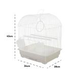 Portable Travel Bird Cage Box - Small White
