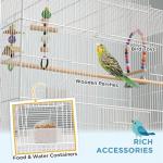 Spacious Bird Cage for Budgies and Parakeets