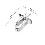 Stainless Steel Bird Food Holder Clip Set