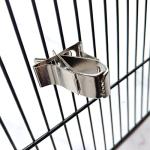 Stainless Steel Bird Food Holder Clip Set