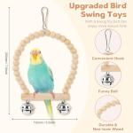 8-Pack Parakeet Toys Set for Bird Cages