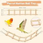 8-Pack Parakeet Toys Set for Bird Cages