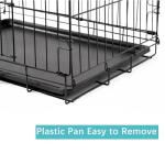 Small Dog Crate with Dual Doors and Tray