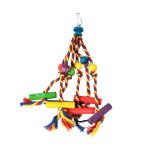 Colorful Wooden Toys for Cockatiels and Parrots