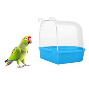 Hanging Bird Bath Tub for Parrots and Budgies