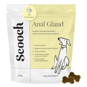 Scooch Anal Gland Dog Supplement - Tasty Chews