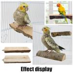 9 PCS Natural Wood Bird Perches Set