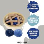Blueberry Snuffle Pie Cat Toy with Catnip