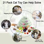 Suhaco 21-Pack Interactive Cat Toy Set