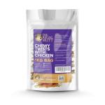 Regal Mutt Chicken Chewy Twists - 1kg Bag