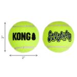 KONG Squeakair Tennis Balls for Small Dogs