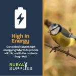 High Energy Unnetted Fat Balls for Birds