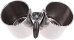 Stainless Steel Bird Feeding Cups for Cages