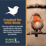 High Energy Unnetted Fat Balls for Birds