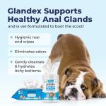 Glandex Pet Grooming Wipes for Dogs and Cats