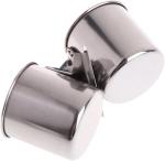 Stainless Steel Bird Feeding Cups for Cages