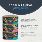 Natural Fish Selection Wet Cat Food, 8 Tins