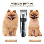 Cordless Dog Grooming Clipper with Ceramic Blades