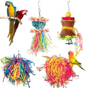 Parrot Chew Toys and Hanging Bird Accessories