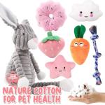 10 Pack Plush Squeaky Dog Toys for Puppies