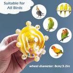 Colorful Interactive Bird Toys for Parakeets (2pcs)