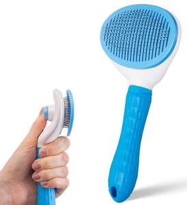 Self-Cleaning Slicker Brush for Cats and Dogs