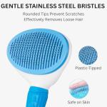 Self-Cleaning Slicker Brush for Cats and Dogs