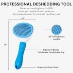 Self-Cleaning Slicker Brush for Cats and Dogs