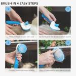 Self-Cleaning Slicker Brush for Cats and Dogs