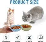 Non-Slip 6 Piece Cat Bowl Set in Colors