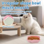 Non-Slip 6 Piece Cat Bowl Set in Colors