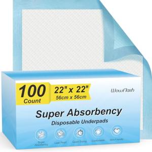22” x 22” Super Absorbent Disposable Puppy Pads