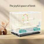 Lightweight Bird Cage Set with Toys and Tray
