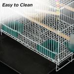 Lightweight Bird Cage Set with Toys and Tray
