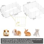 Lxvckly Small Animals Playpen with Door