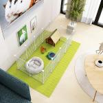 Lxvckly Small Animals Playpen with Door